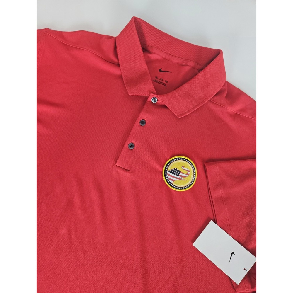 NWT Nike Men's Republican National Convention 2024 Golf Polo Shirt Red 2XL